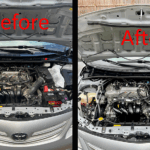 engine bay detail engine bay wash engine bay cleaned